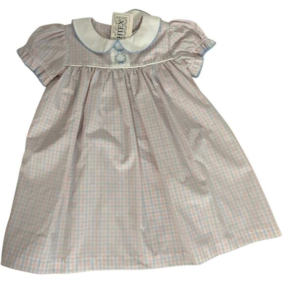 Ishtex Plaid‎ Girl's Dress NWT size 4T - Picture 1 of 3